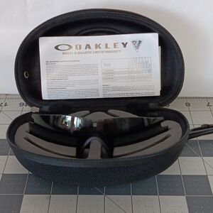 Oakley Sunglass Case S1 Ballistic Dark Lens Replacement No Frames Zipper Case